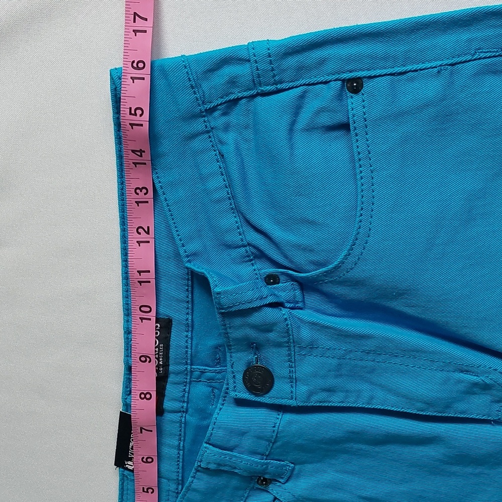 Los angeles slim fit Jeans mens blue size W32 L30 - Picture 9 of 13